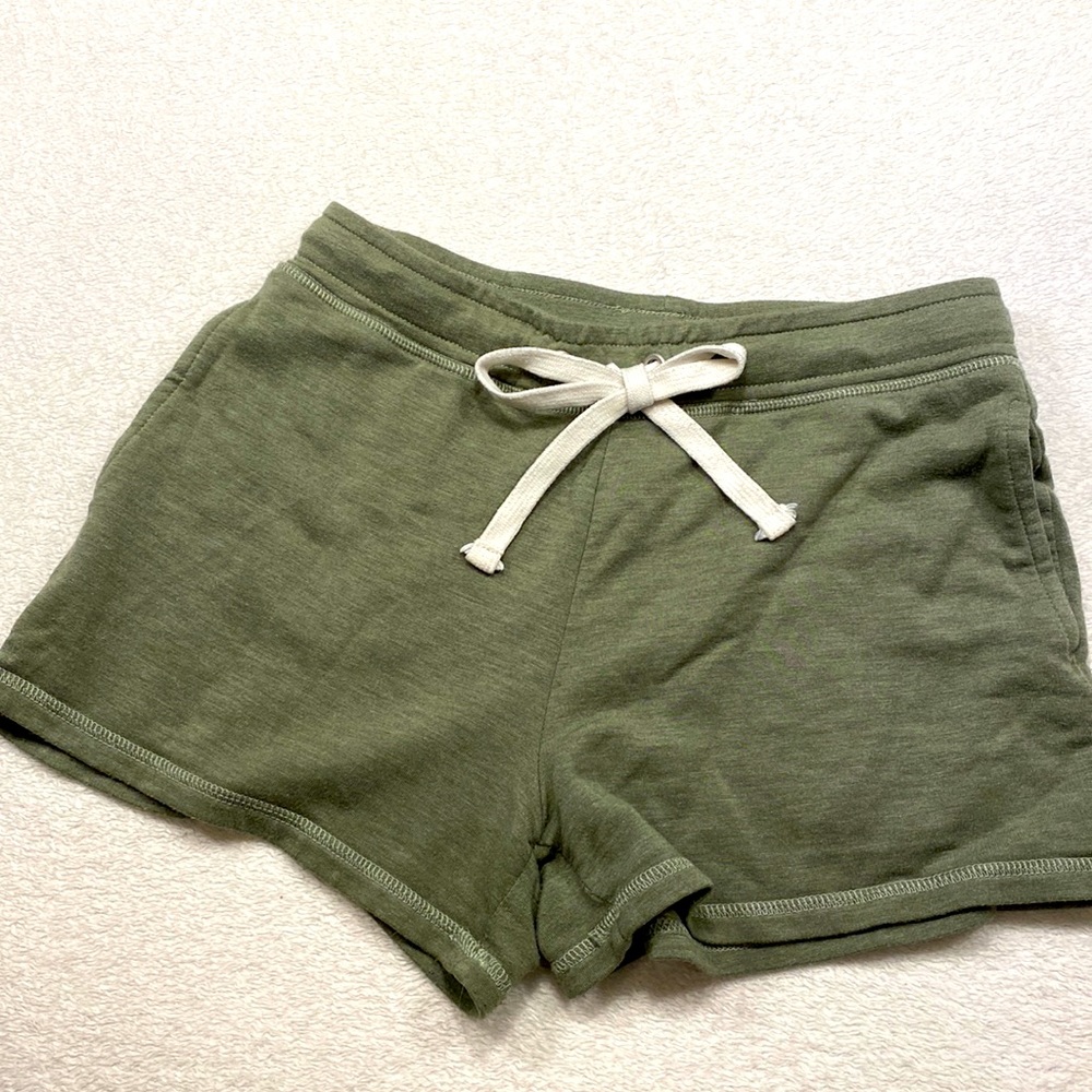 Olive Green Cotton Shorts Size XS